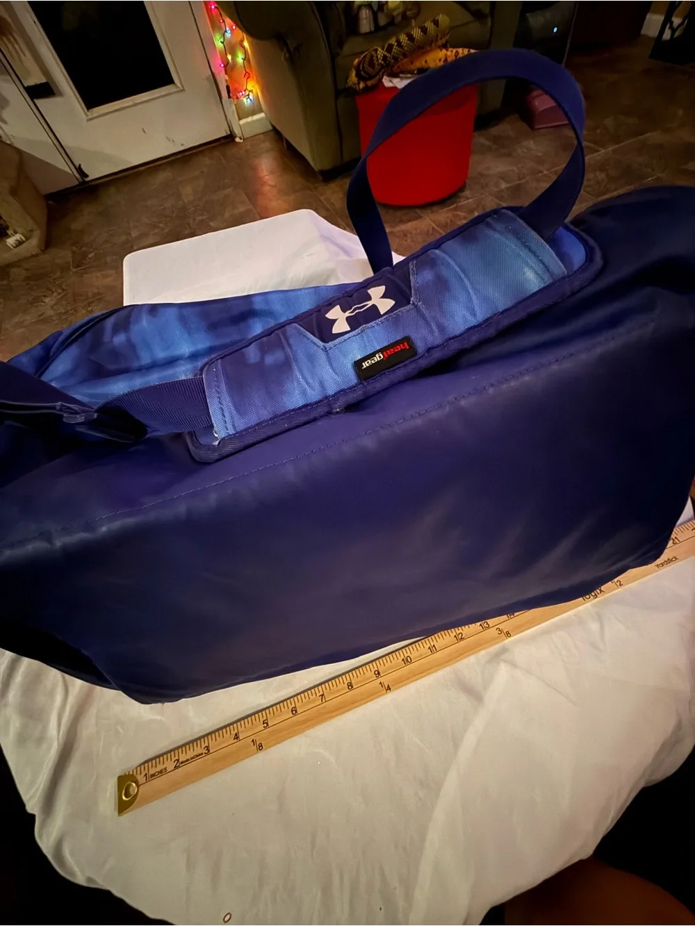 Under Armour Royal Blue Men's Duffel Bag with Shoulder Strap
